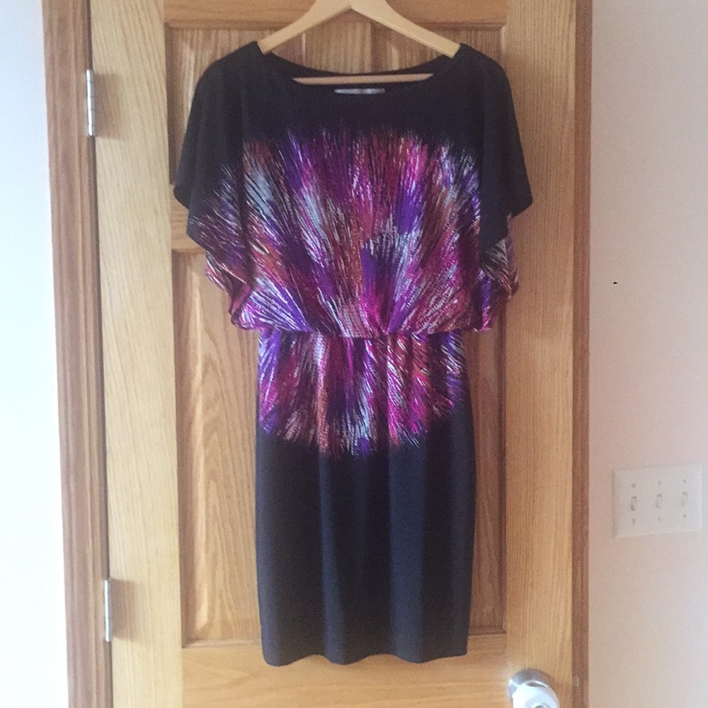 Color burst dress